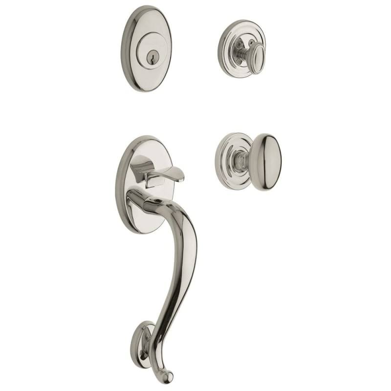 Polished Nickel Single Cylinder Sectional Handleset B960968