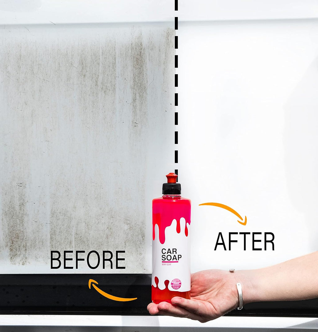 Car Cleaning Kit with Car Soap, Tire Shine, Tire & Wheel Cleaner, Pack of 2 P28931