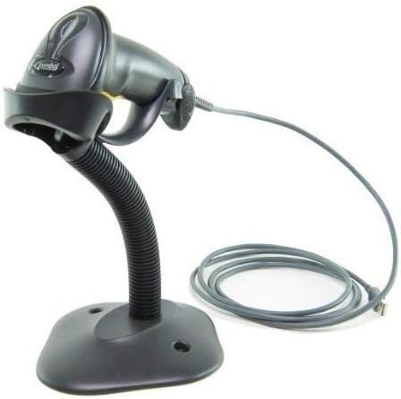 Black Handheld Barcode Scanner with Stand and USB Cable, Pack of 2 J206960