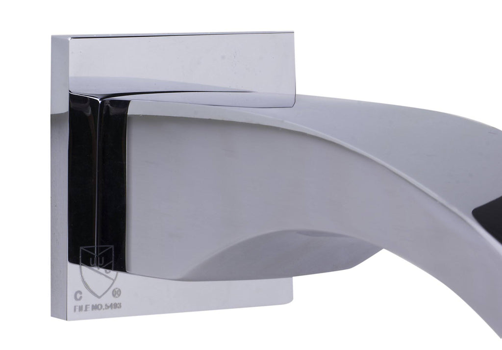 Curved Tub Filler Bathroom Spout Polished Chrome H8369
