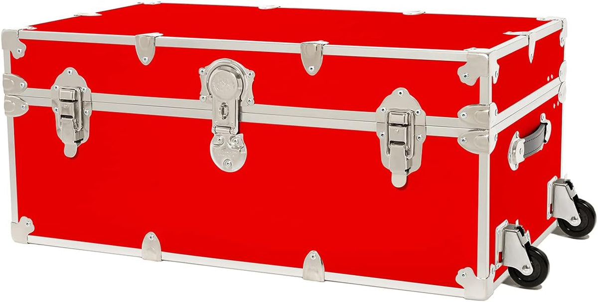 Large Armor Trunk with Removable Wheels 32x18x14 (Black) D598026